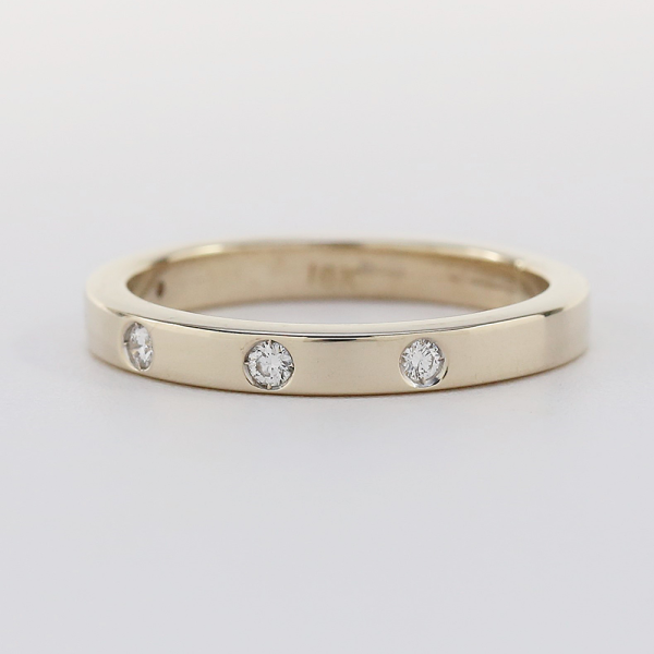 Inel cu Diamante din Aur Galben 18k