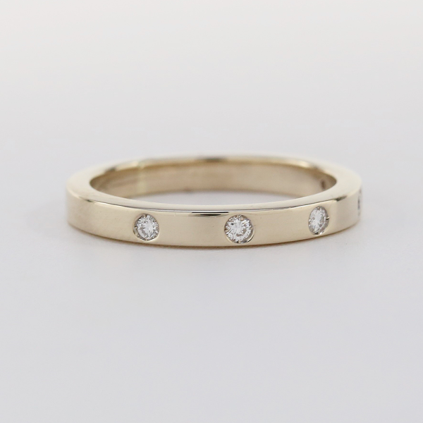 Inel cu Diamante din Aur Galben 18k