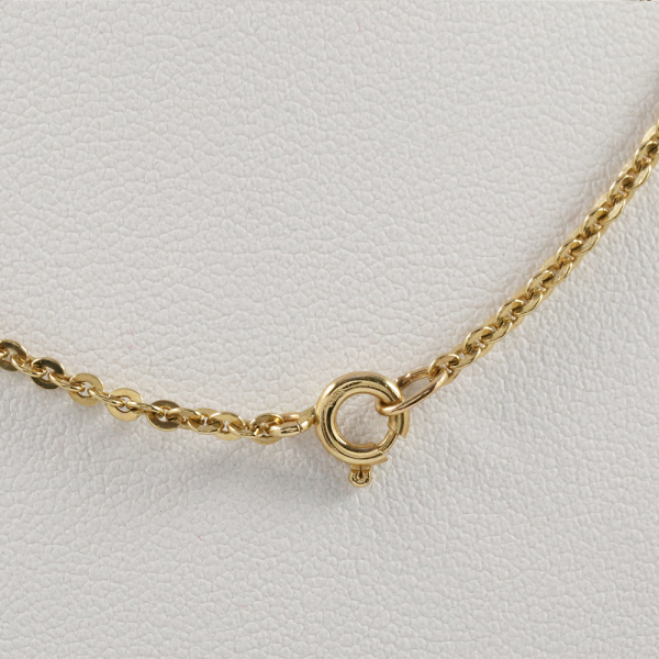 Lanturi Cu Diamante din Aur Galben 14k