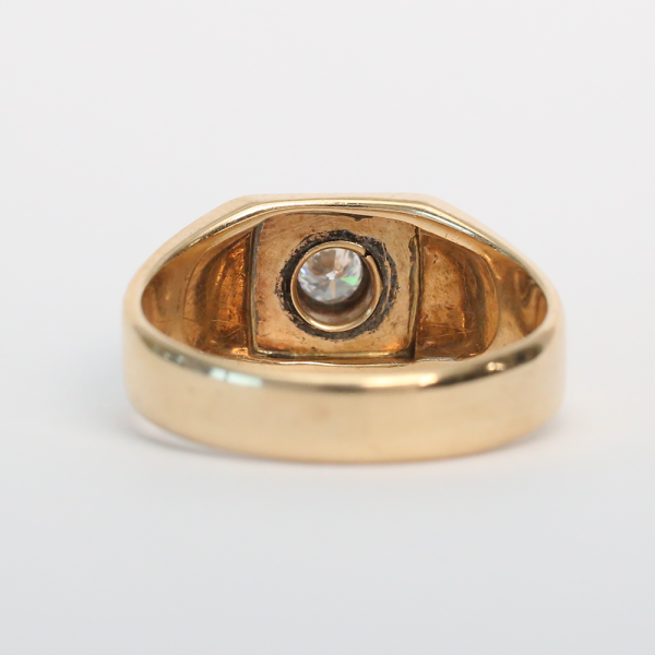 Inel cu Diamante din Aur Galben 14k