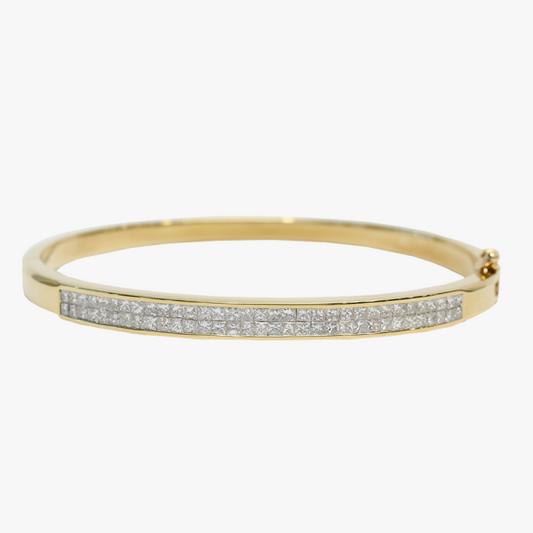 Brăţară cu Diamante din Aur Galben 18k