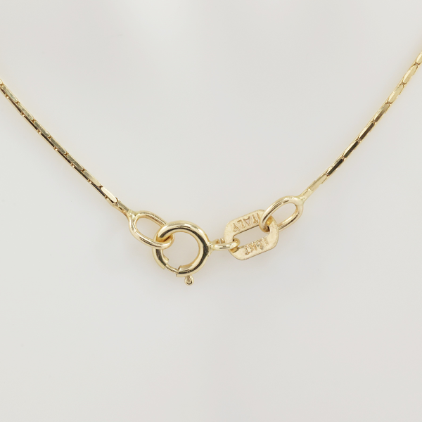 Colier & Pandantiv Stea de Mare cu Diamante din Aur Galben 14k