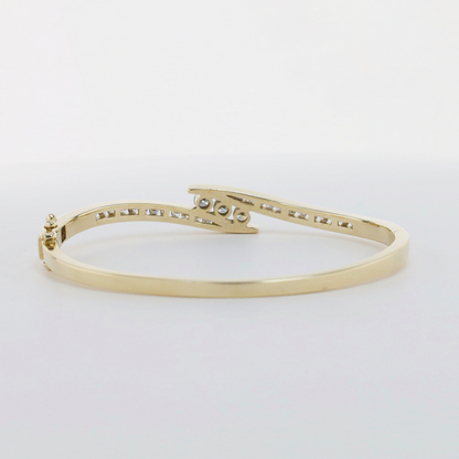 Brăţară cu Diamante din Aur Galben 14k