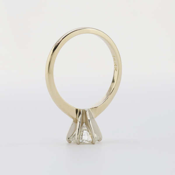 Inel Logodnă cu Diamante Aur Galben 14k