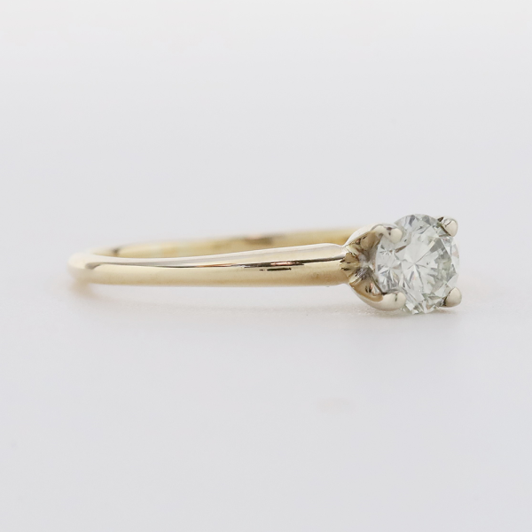 Inel Logodnă cu Diamant din Aur Galben 14k