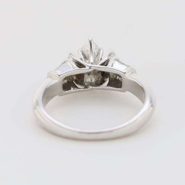 Inel de Logodnă cu Multiple Diamante din Aur Alb 14k