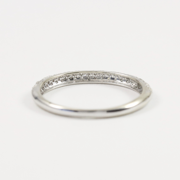 Inel Cu Diamante din Aur Alb 14k