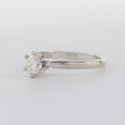 Inel Logodnă cu Diamant din Aur Galben 14k