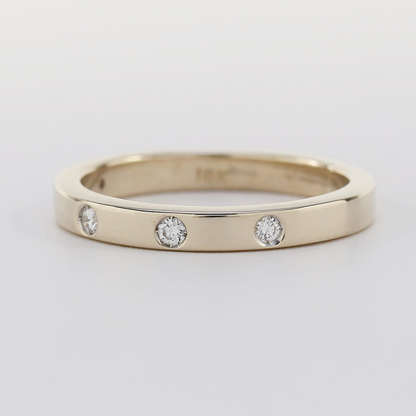 Inel cu Diamante din Aur Galben 18k