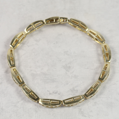 Brăţară cu Diamante din Aur Galben 14k