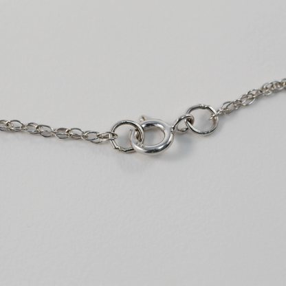Colier & Pandantiv cu Diamante din Aur Alb 14k