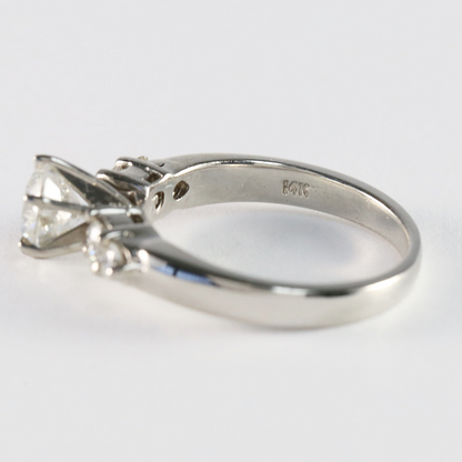 Inel Logodnă cu Diamante din Aur Galben 14k