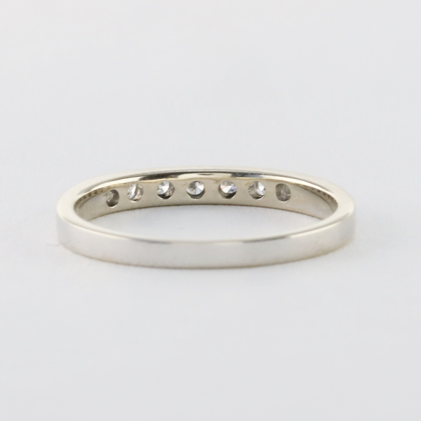 Inel Cu Diamante din Aur Alb 14k