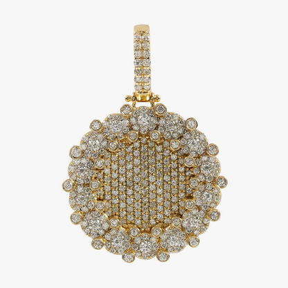 Pandantiv cu Diamante din Aur Galben 14k