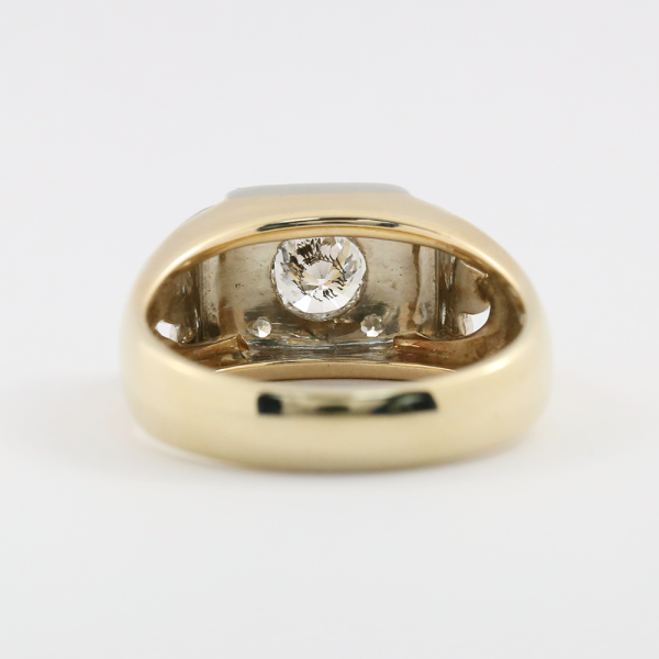 Inel cu Diamante din Aur Galben 14k