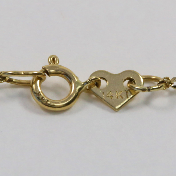 Colier cu Diamante din Aur Roz, Alb & Galben 14k