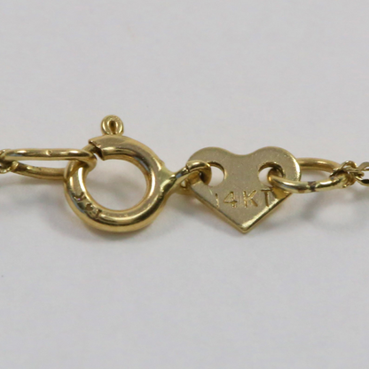 Colier cu Diamante din Aur Roz, Alb & Galben 14k