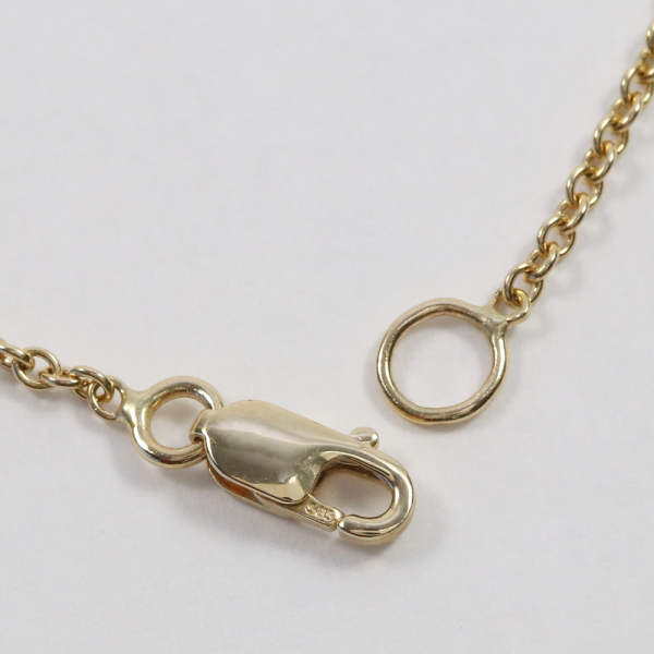 Colier Cu Diamante din Aur Galben 14k