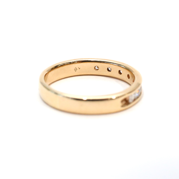 Inel Cu Diamante din Aur Galben 14k