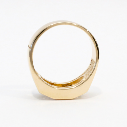 Inel cu Diamante din Aur Galben 14k