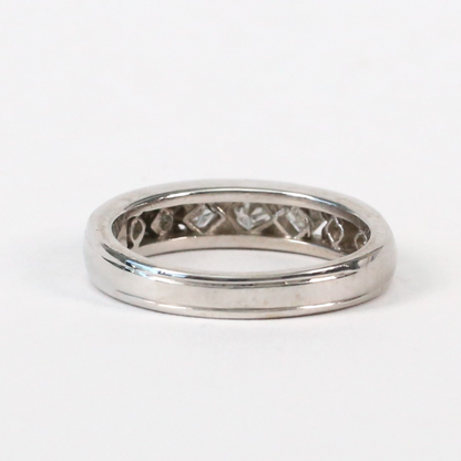 Inel cu Diamante din Aur Alb 18k