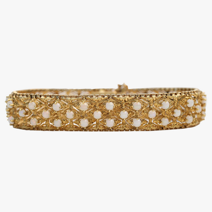 Brăţară cu Opal din Aur Galben 18k