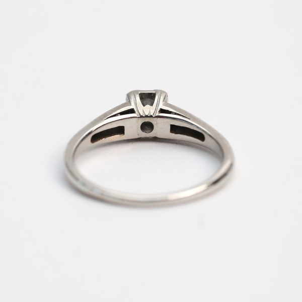 Inel cu Diamante din Aur Alb 14k