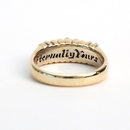 Inel cu Diamante din Aur Galben 14k