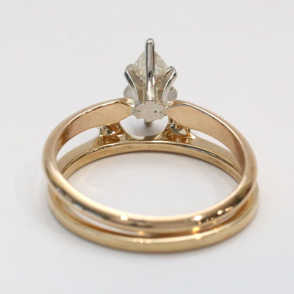 Set cu Diamante din Aur Galben 14k