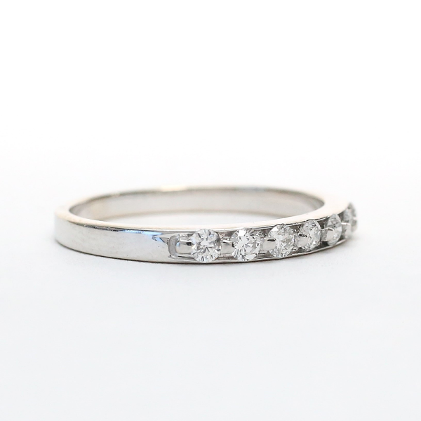 Inel cu Diamante din Aur Alb 14k