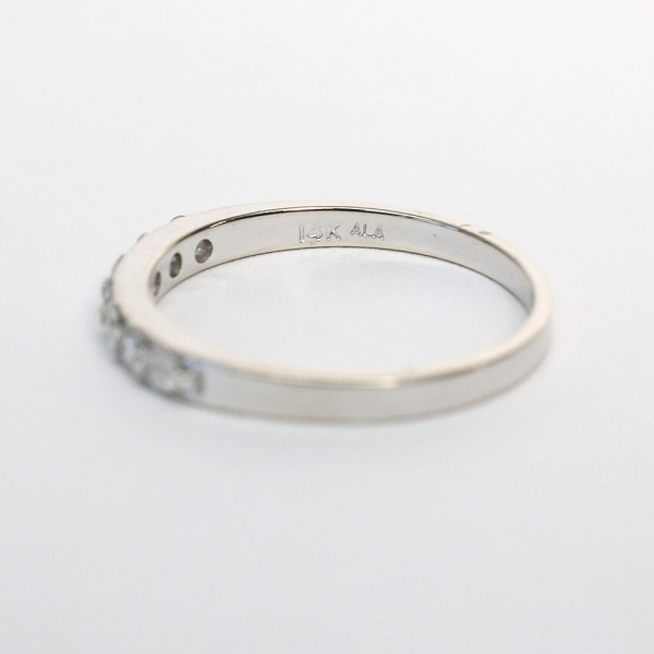 Inel cu Diamante din Aur Alb 14k