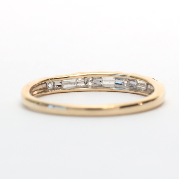 Inel cu Diamante din Aur Galben 14k