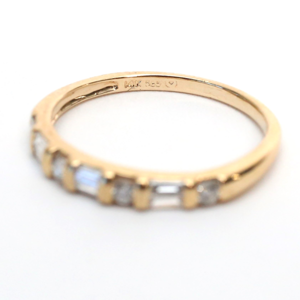 Inel cu Diamante din Aur Galben 14k