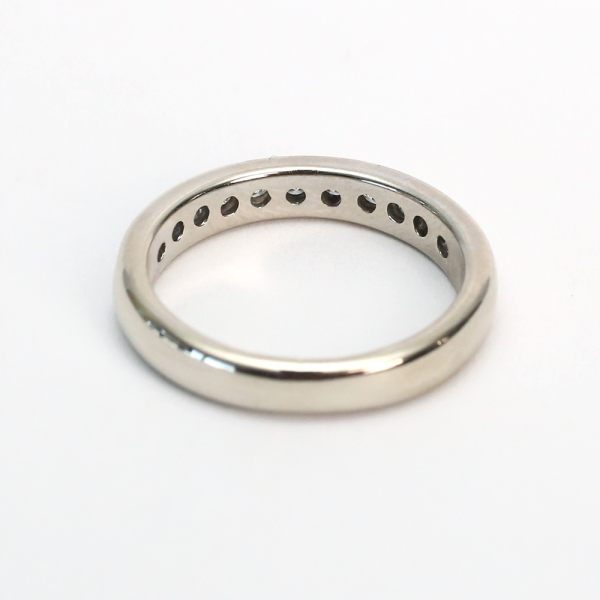 Inel cu Diamante din Aur Alb 14k