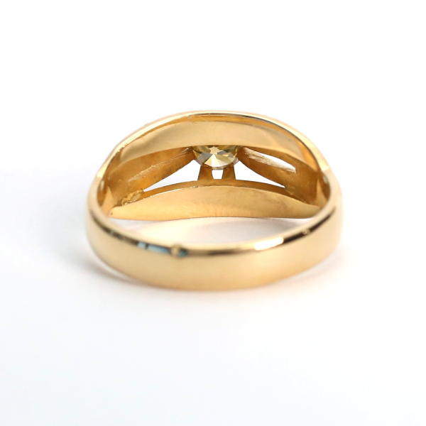 Inel cu Diamante din Aur Galben 18k