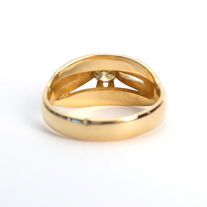 Inel cu Diamante din Aur Galben 18k