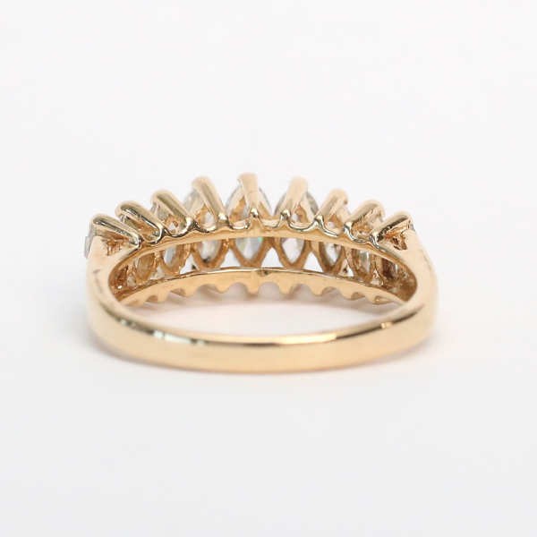 Inel cu Diamante din Aur Galben 14k