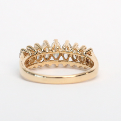 Inel cu Diamante din Aur Galben 14k