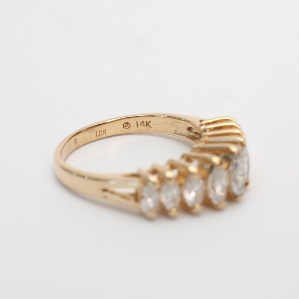 Inel cu Diamante din Aur Galben 14k