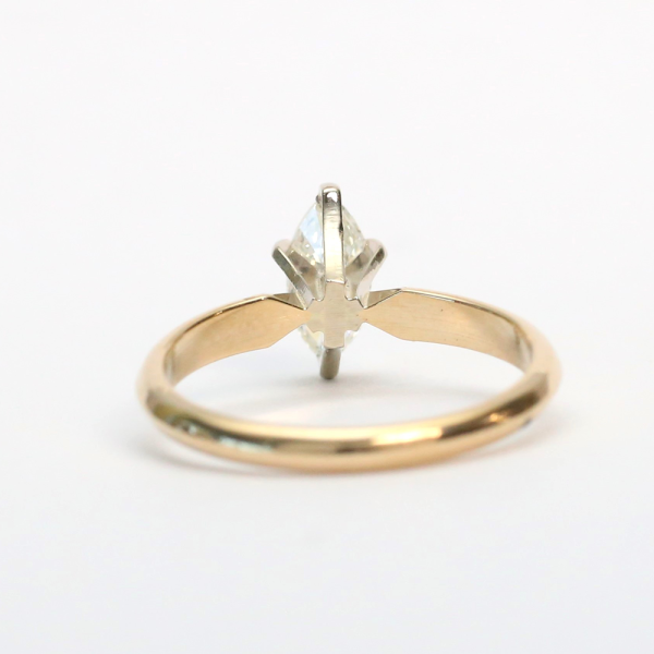 Inel Logodnă cu Diamante din Aur Galben 14k