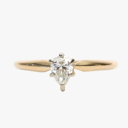 Inel cu Diamante din Aur Galben 14k