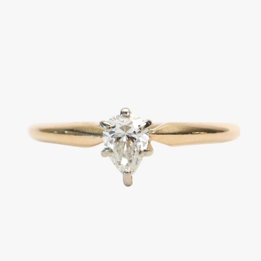 Inel cu Diamante din Aur Galben 14k