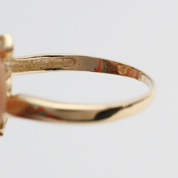 Inel cu Diamante din Aur Galben 14k