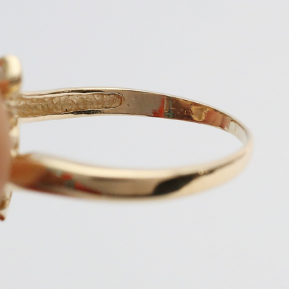 Inel cu Diamante din Aur Galben 14k