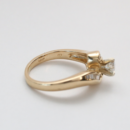 Set cu Diamante din Aur Galben 14k