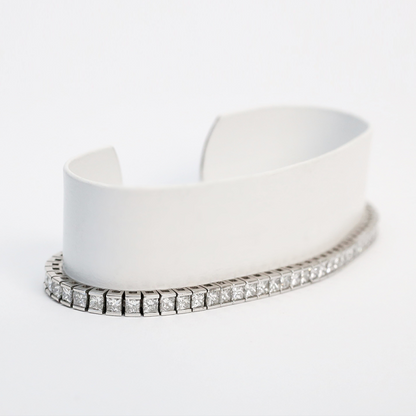 Inel cu Diamante din Aur Galben Și Alb 14K