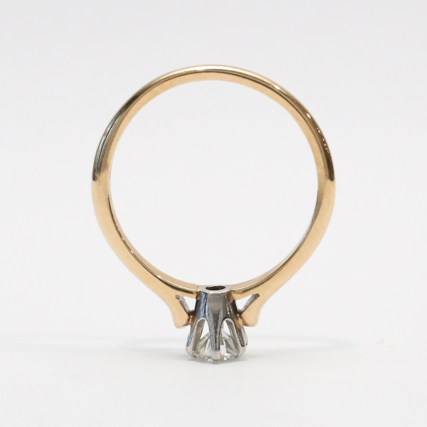 Inel cu Diamante din Aur Galben 14k