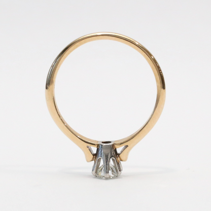 Inel cu Diamante din Aur Galben 14k