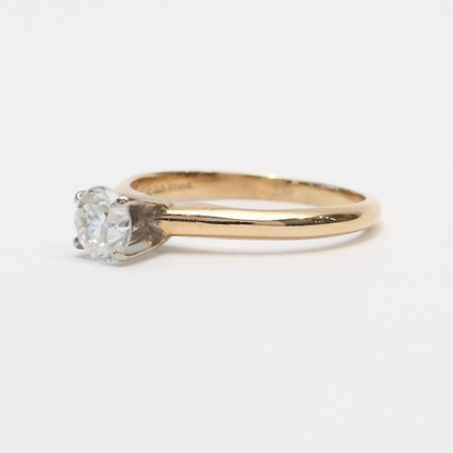 Inel cu Diamante din Aur Galben 14k