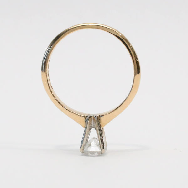 Inel cu Diamante din Aur Galben 14k